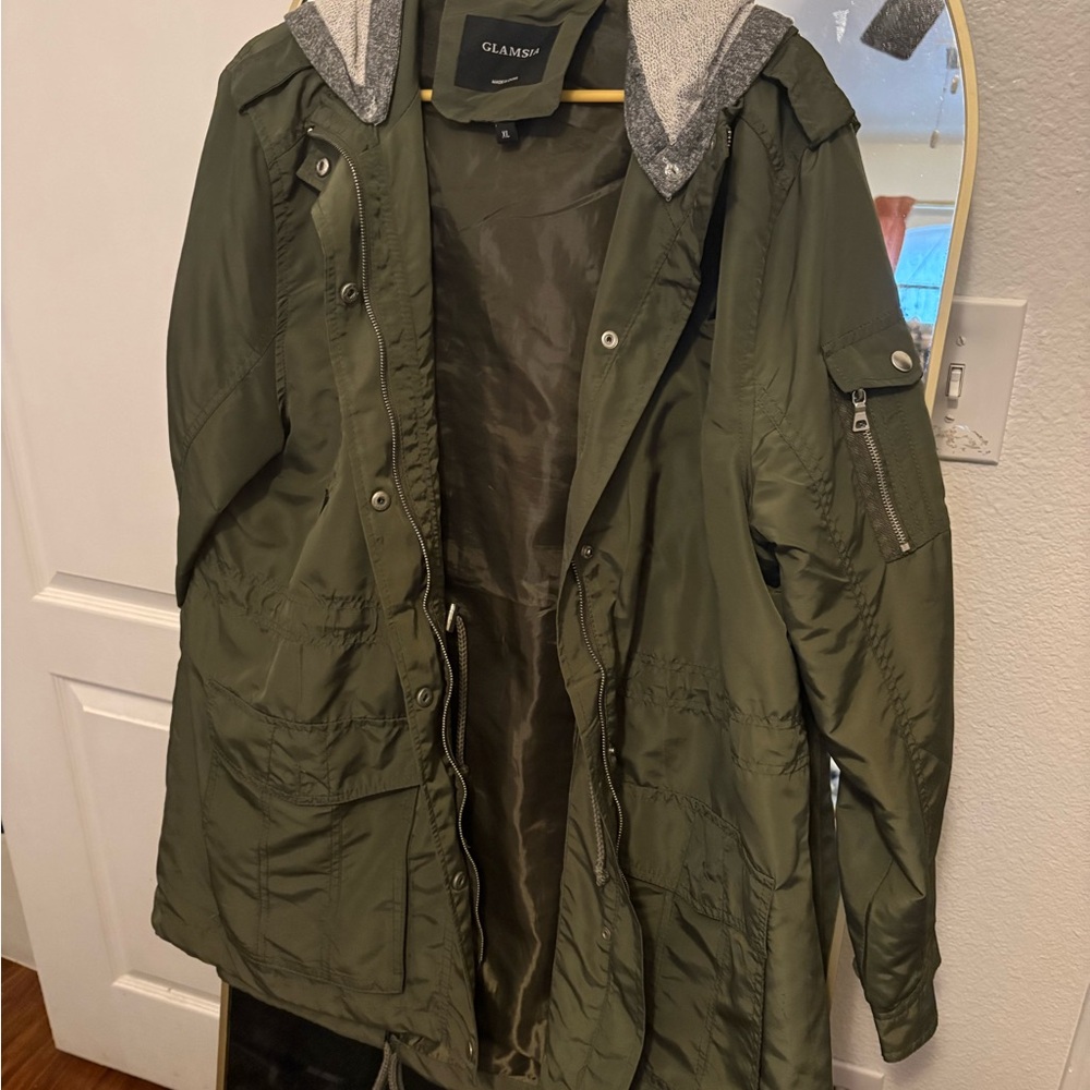 Glam Olive Green Jacket